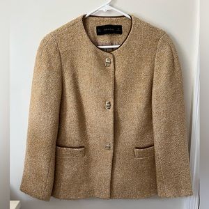 Zara Basic Tweed Blazer